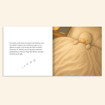 Le gâteau surprise -  livre personnalisé avec le doudou