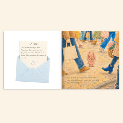 Le secret des émotions - livre personnalisé avec le doudou