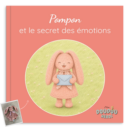 Le secret des émotions - livre personnalisé avec le doudou