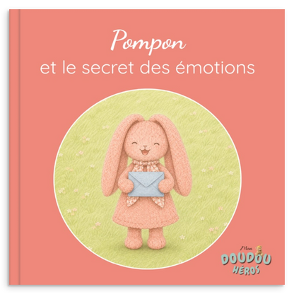 Couverture du livre personnalisé Le secret des émotions avec le doudou héros