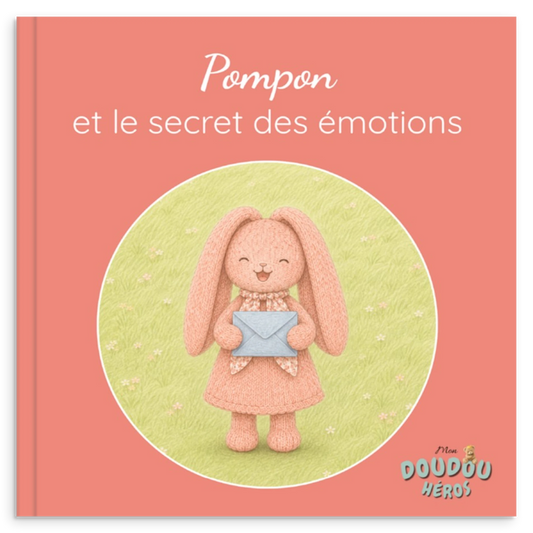 Couverture du livre personnalisé Le secret des émotions avec le doudou héros